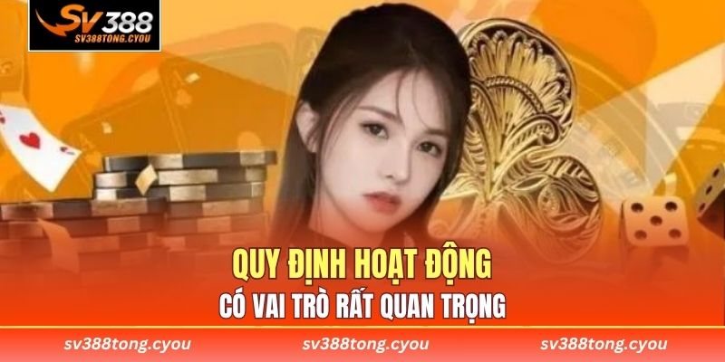 Quy định hoạt động có vai trò rất quan trọng